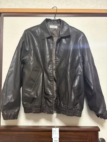 브라운 가죽 자켓 S 사이즈