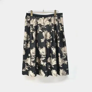 leilian 꽃무늬 플레어 스커트 2785