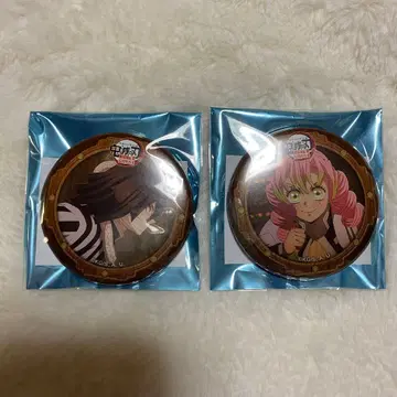 귀멸의 칼날 무한성편 캔뱃지 이구로 오바나이 칸로지 미츠리1