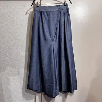 LAPIS CLUB BEAMS 와이드 팬츠 파랑 사이즈 38 HR0590