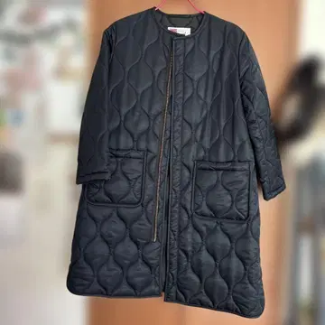 매킨토시 블랙 퀼팅 자켓