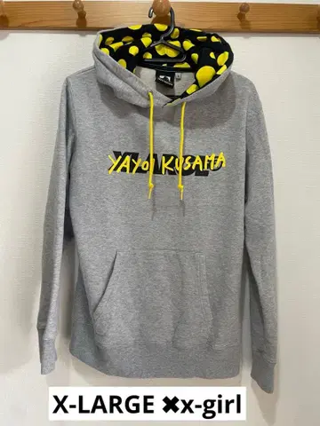 X-LARGE 쿠사마 야요이 콜라보 후드티 후디 x-girl 맨투맨