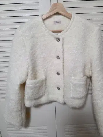 새상품 flower 퍼 자켓 코트