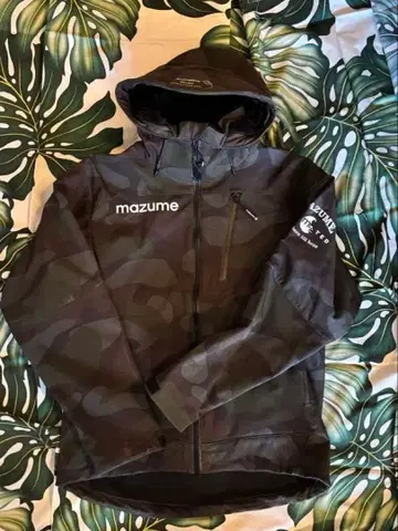 mazume 카모플라쥬 방한 자켓 플리스 안감 부착 사이즈 L