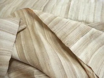 타싸 실크 원단 2.6m 야생 누에 계열 인도 수제 실크 폭 115m