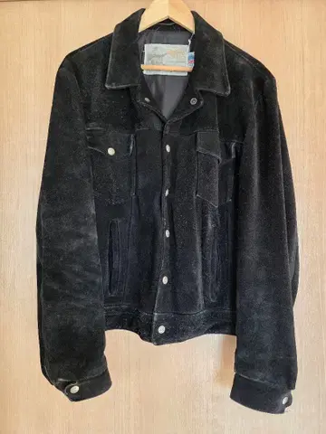 SCHOTT 레어 택 샷 스웨이드 가죽 트래커 자켓 3rd 타입