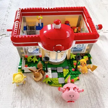 메가 포켓몬 어드벤처 월드 럭키와 숲의 포켓몬 센터 블록