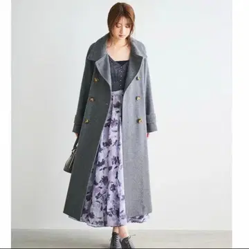 2024년 코코딜 울 트렌치코트 그레이