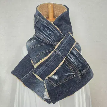 데님 리메이크 머플러