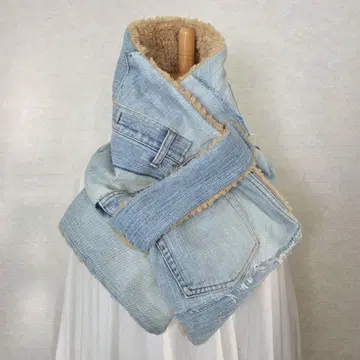 데님 리메이크 머플러