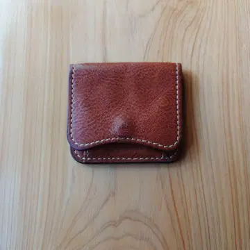 츠치야 가방 코인 케이스 가죽 브라운 동전 지갑 새상품급