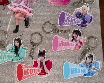 CANDY TUNE 메가폰형 아크릴 키링 전종