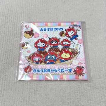 먀쿠먀쿠 산리오 캐릭터즈 콜라보 클리어 파일 미니 타월