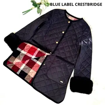 BLUE LABEL CRESTBRIDGE 퀼팅 리버서블 자켓