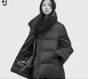 UNIQLO+J 블랙 다운 자켓 M