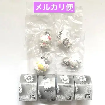 산리오 캐릭터즈 메지루시 액세서리 폭신폭신 스노우 4점 세트