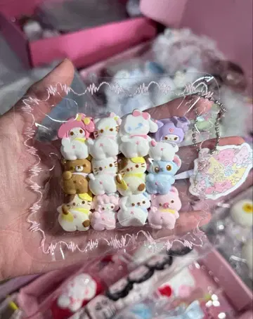 탱글탱글 엉덩이가 귀여운 12마리 애니멀 스퀴즈 세트