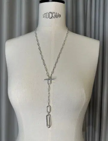 새상품 sevenfairy 오리지널 프랑스제 실버 체인 목걸이