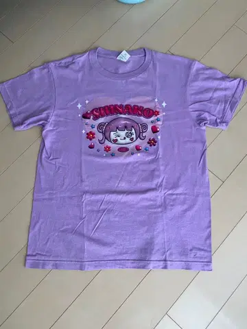 시나코 셔츠 하라주쿠 캐릭터 퍼플