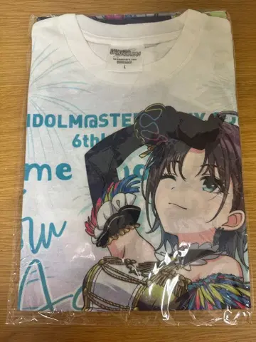 새상품 L 사이즈 아사쿠라 토오루 공식 풀 그래픽 T셔츠