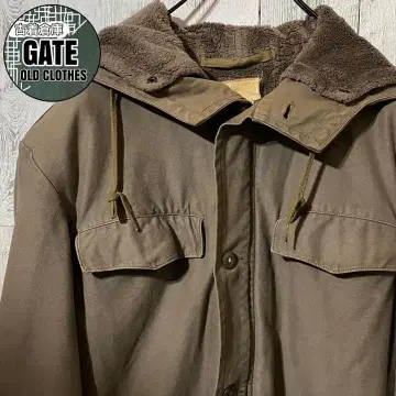 [ 레어 ] 서독군 밀리터리 자켓 플리스 라이너 포함 카키 L 상당