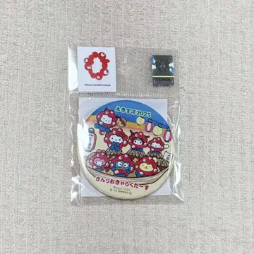 미야쿠미야쿠 산리오 캐릭터즈 콜라보 클리어 파일 캔뱃지