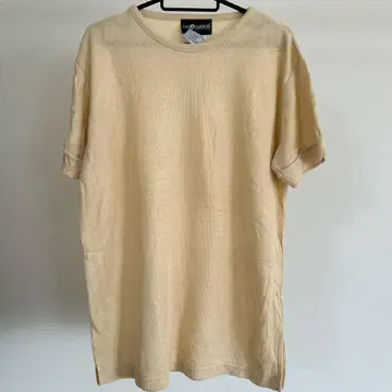 SAC HARBOR 베이지 반팔 T셔츠