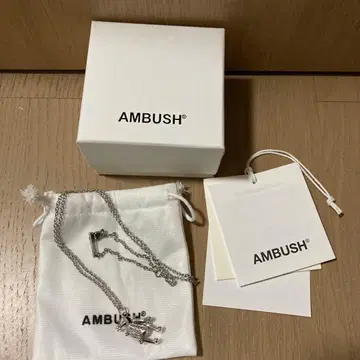 AMBUSH 실버 목걸이 유니크 디자인
