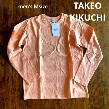 TAKEO KIKUCHI 핑크 긴팔 T셔츠 M