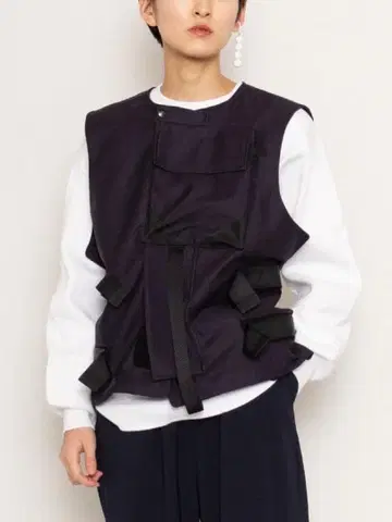 HYKE 밀리터리 베스트