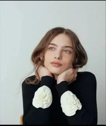 cygne 장미 터틀 니트 ette