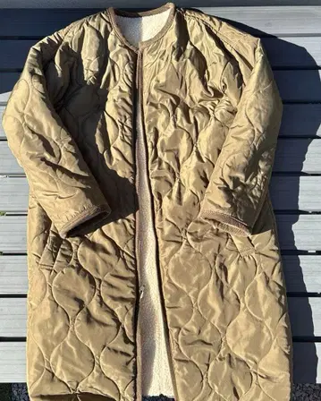 리버서블 퀼팅 2WAY 코트 L 사이즈