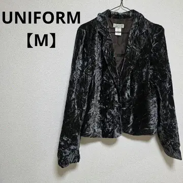 UNIFORM [ M ] 테일러드 자켓 블랙 광택