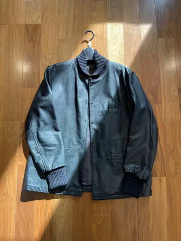 ENGINEERED GARMENTS x SKOOKUM 가죽 자켓