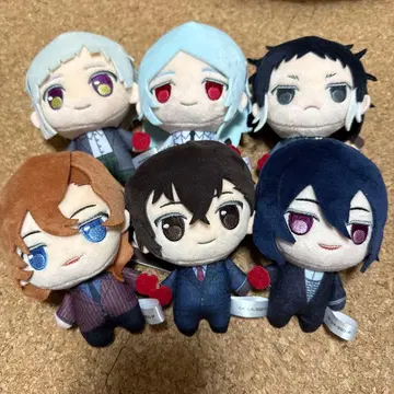 문호 스트레이독스 푸칫슈 봉제 인형 마스코트 전 6종 세트