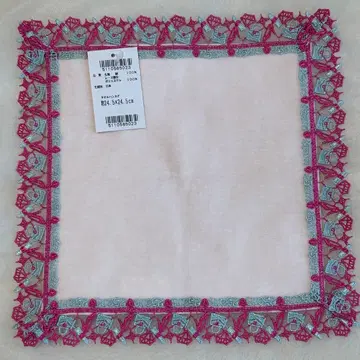 긴자와 레이스 25ans 타월 손수건 (핑크) 미사용 새상품