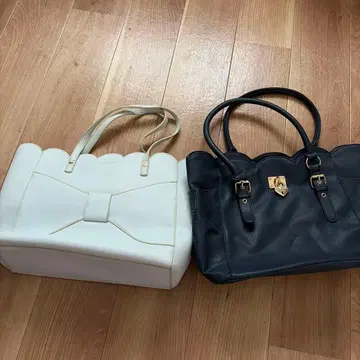 [낱개 판매 가능] LODISPOTTO 리본 스카이블루 백 & 네이비 백