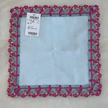 치카자와 레이스 25ans 타월 손수건 (블루) 미사용 새상품