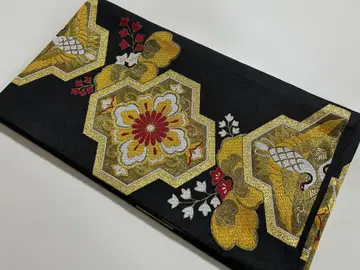 대특가!! 후리소데용 후쿠로 오비 학에 꽃무늬 205
