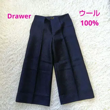 Drawer 와이드 팬츠 울 100% 루즈핏
