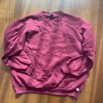 RUSSELL ATHLETIC XXL 버건디 맨투맨