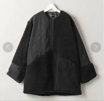 TOWNCRAFT 패치워크 퀼팅 밀리터리 자켓 BLK