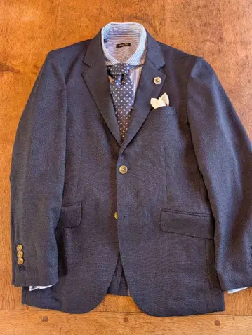 새상품급 MENSBIGI 남성용 비기 다크 네이비 재킷 S 사이즈 경량