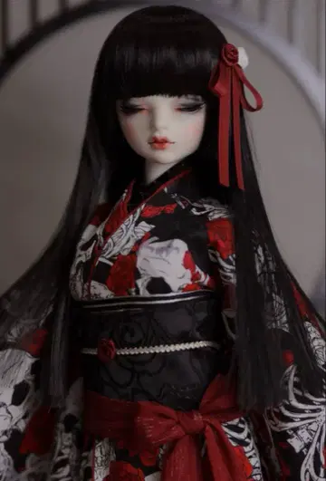 SD DD 해외 딜러제 해골 기모노 후리소데 & 모자 9