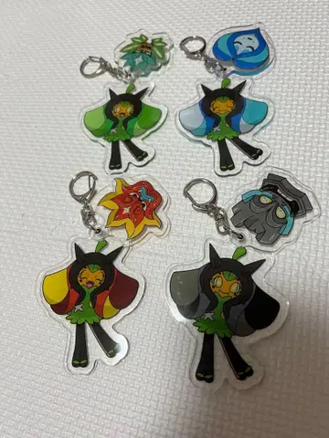 포켓몬 포켓몬 센터 아크릴 키링 오가무기 세트