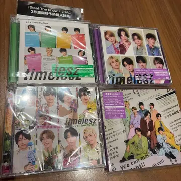 timelesz STS 레시피 FC 한정판 + 3 형태 Blu-ray