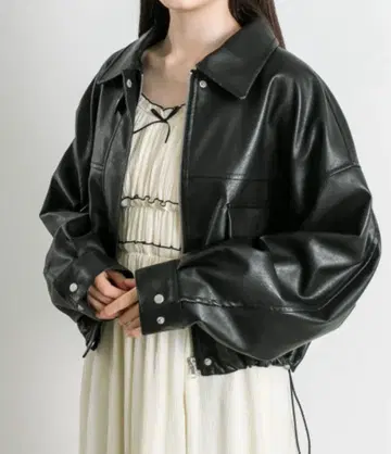 OLIVE des OLIVE 2웨이 칼라 숏 블루종