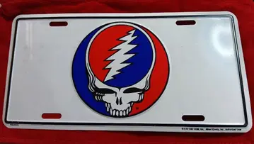 Grateful Dead 빈티지 번호판형 간판
