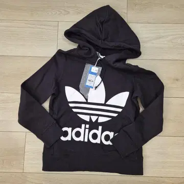 택 포함 새상품 adidas 아디다스 블랙 로고 후드티 S 사이즈
