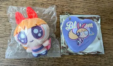 파워퍼프걸 가챠 눈 반짝 봉제 인형 특전 포함 거울 블라썸